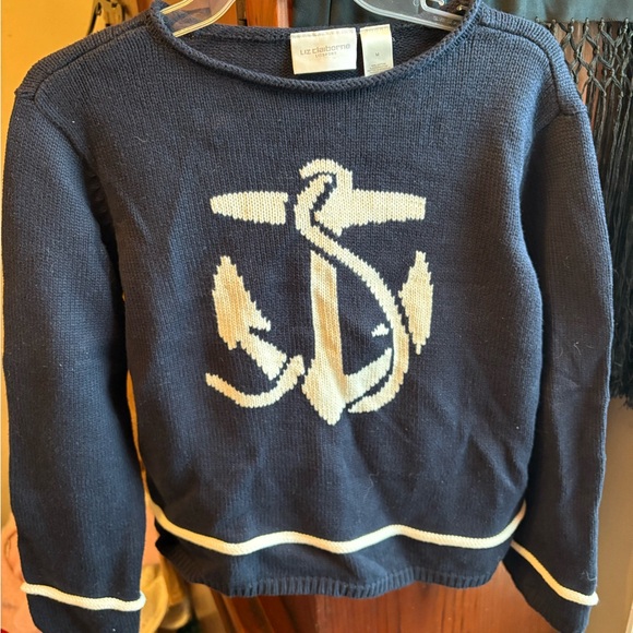 Vintage Liz Claiborne Anxhor Knit Pullover - Picture 6 of 8